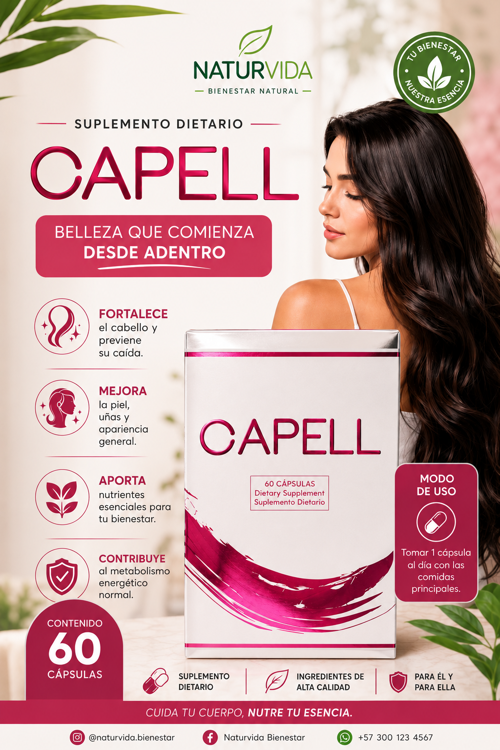 ✨ CAPELL – Cabello Fuerte y Radiante ✨