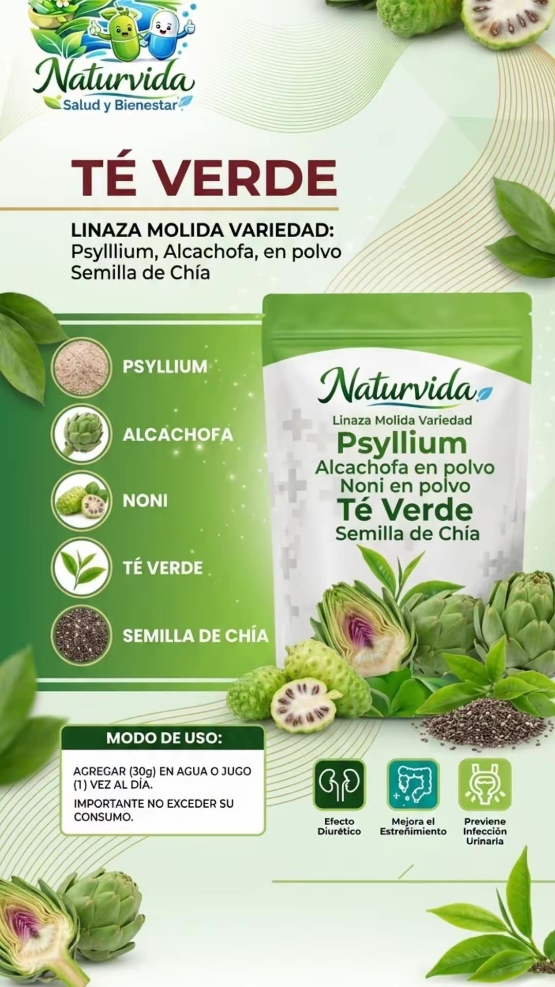 🌿✨ ¡BAJA DE PESO Y DESINFLÁMATE NATURALMENTE! ✨Con nuestras fibras🌿