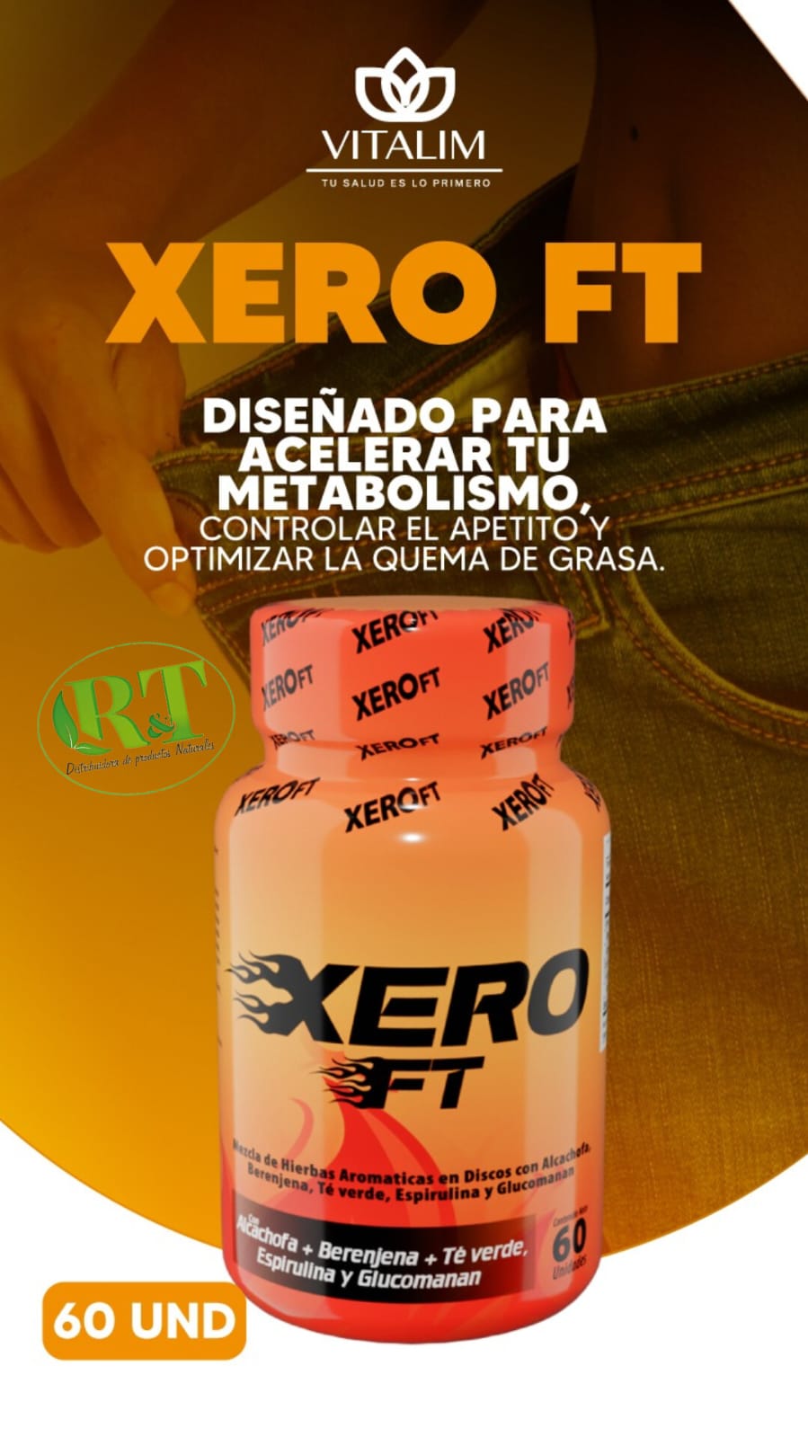 ✨ 🔥 XERO FT – 60 Cápsulas